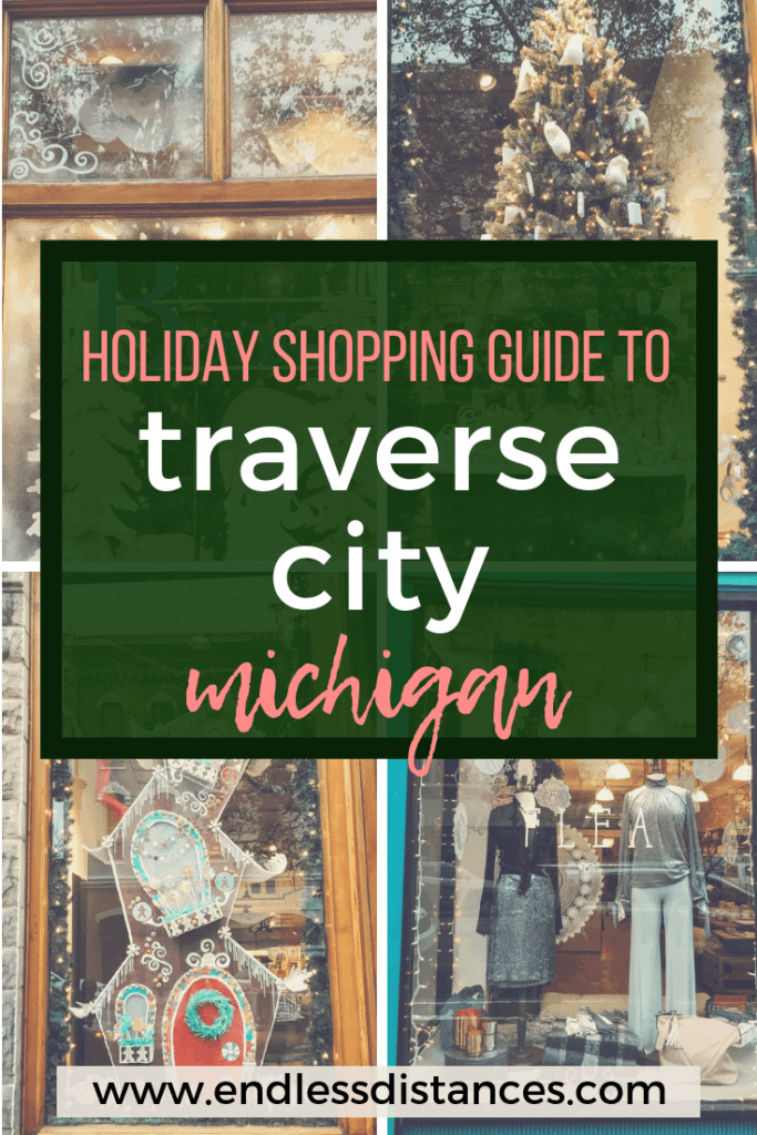 Traverse City shopping is packed with boutiques, artisans, and local makers. With three distinct areas for shopping, here is your complete guide to shopping this Michigan gem. #TraverseCity #TraverseCityMichigan #TraverseCityShopping #PureMichigan #Travel #Midwest #HolidayShopping